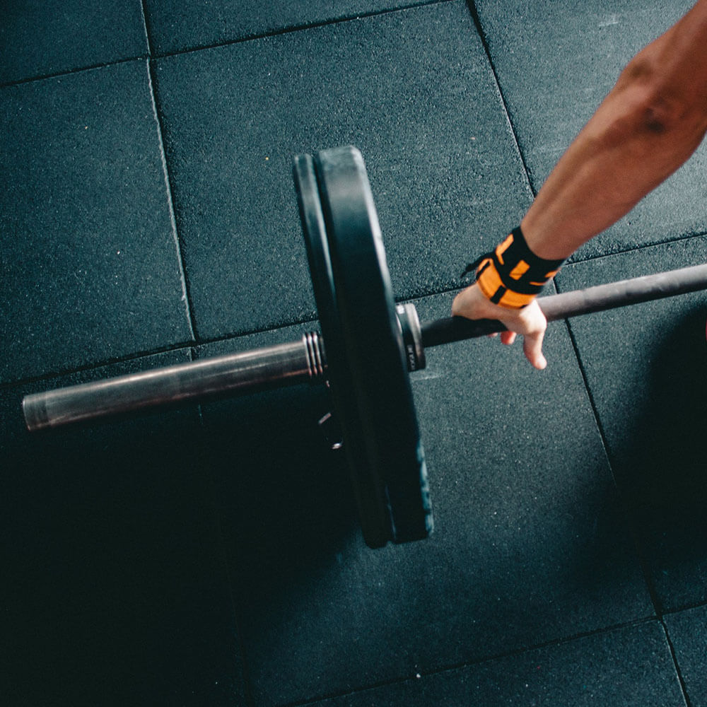 Gym training area illustrating the need to assess impact noise at the floor